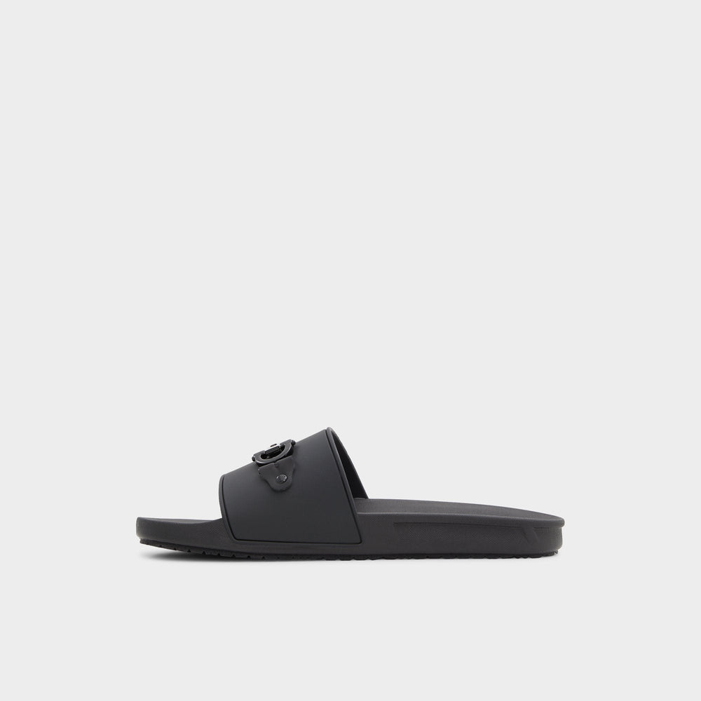 Aldo Loungeslide Black Men's Slides - Slide sandal Men