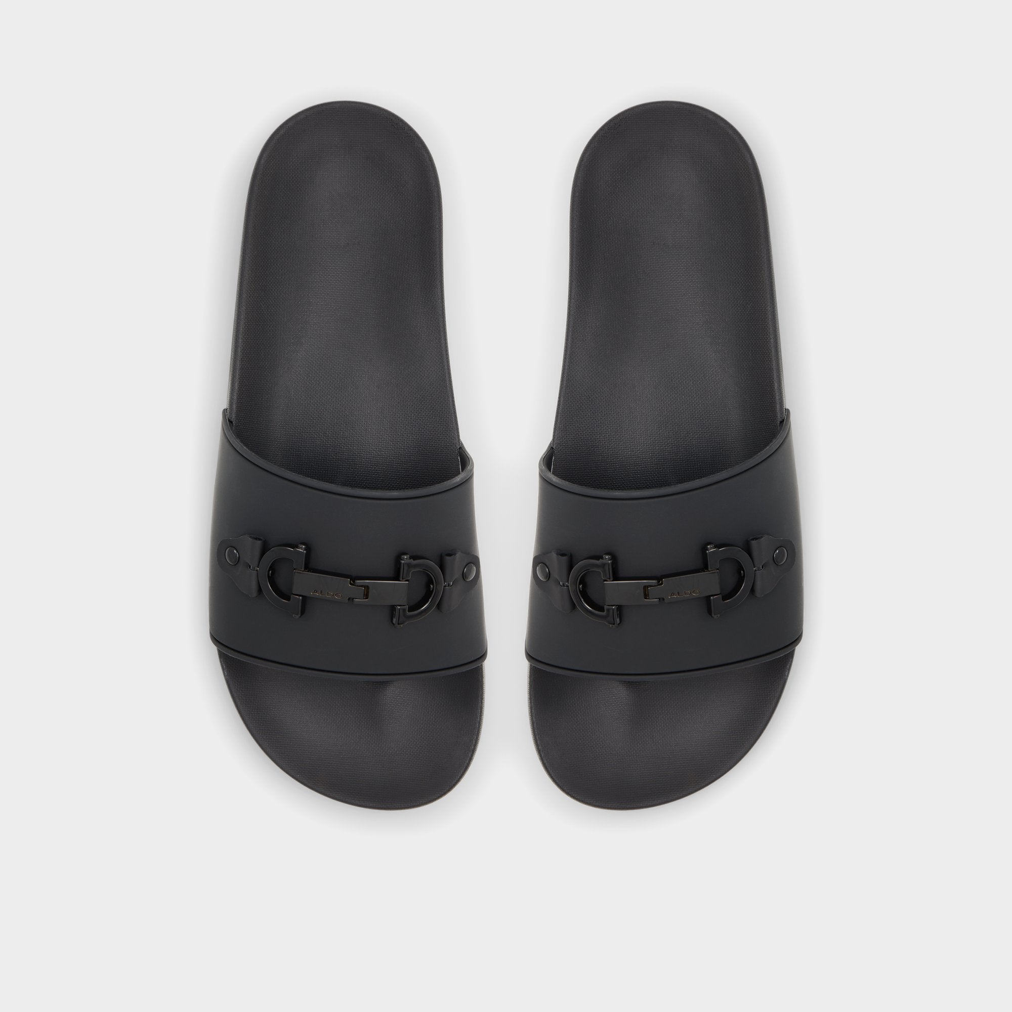Aldo Loungeslide Black Men's Slides - Slide sandal Men