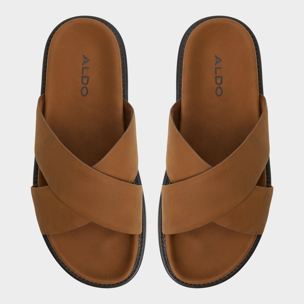 Aldo Marrin Cognac Men's Slides - Slide sandal Men
