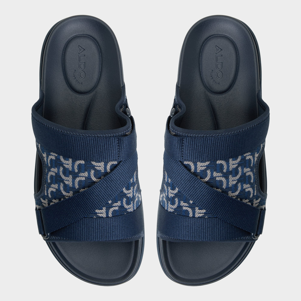 Aldo Deniels Other Navy Men's Slides - Slide sandal Men
