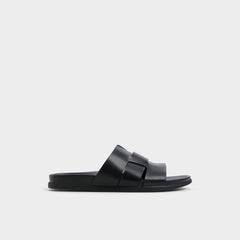 Aldo Padien Black Men's Sandals & Slides - Slide sandal Men