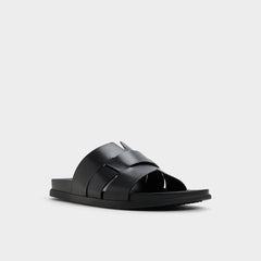 Aldo Padien Black Men's Sandals & Slides - Slide sandal Men