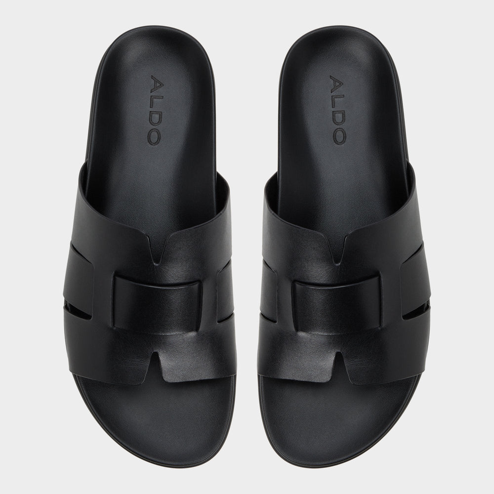 Aldo Padien Black Men's Sandals & Slides - Slide sandal Men