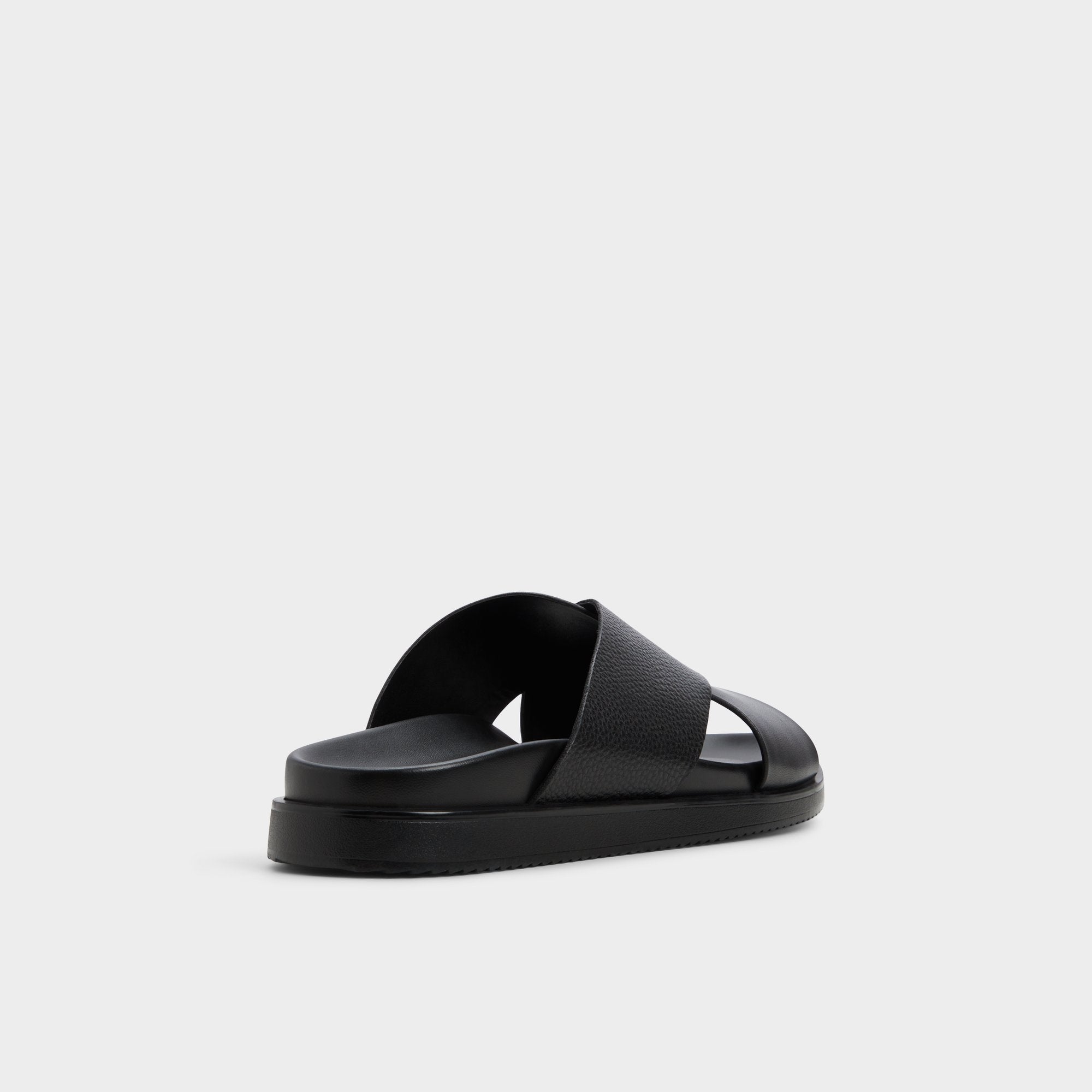 Aldo Darley Black Men's Sandals & Slides - Strappy flat sandal Men