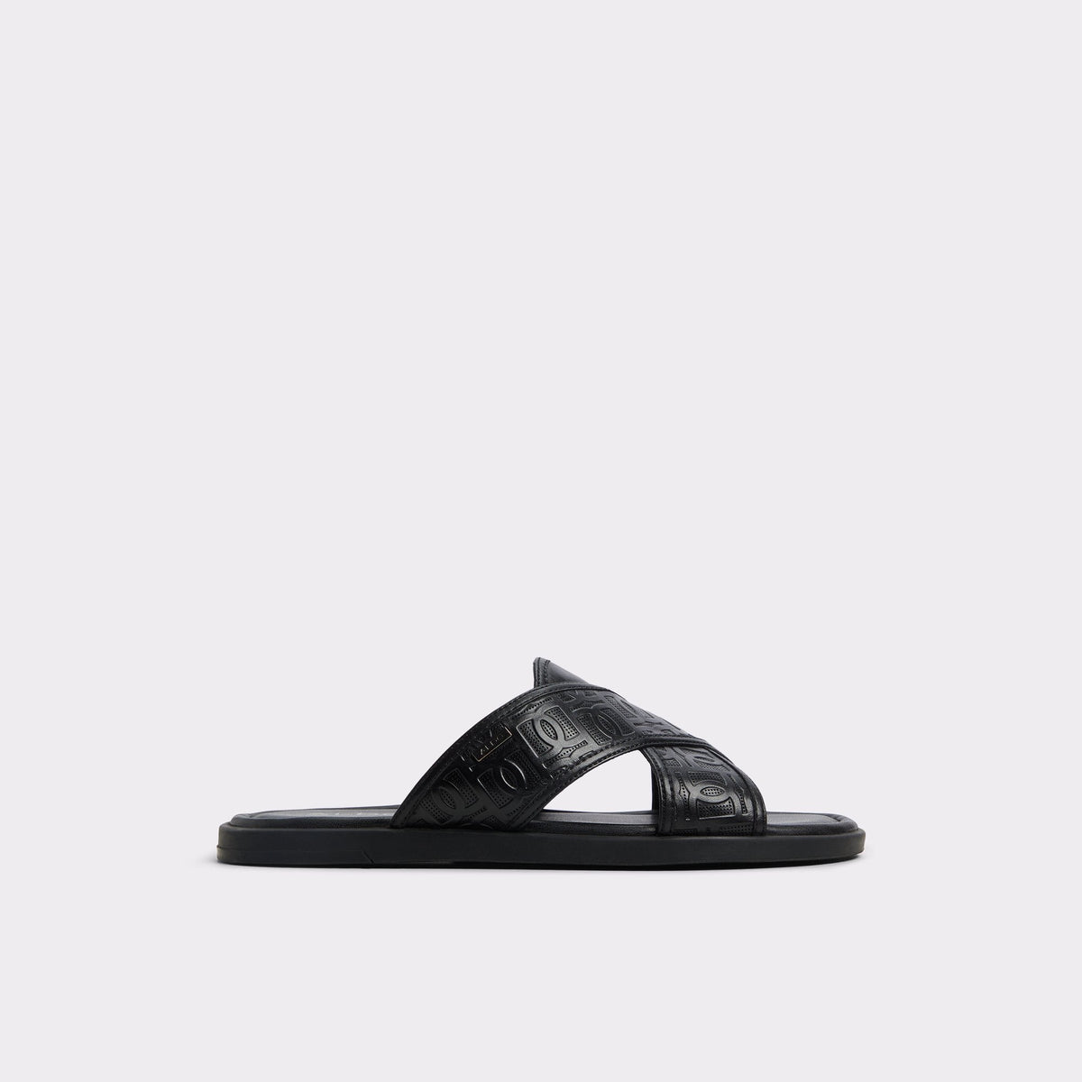 Aldo Olino Open Black Men's Slides - Slide sandal Men