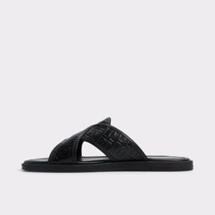 Aldo Olino Open Black Men's Slides - Slide sandal Men