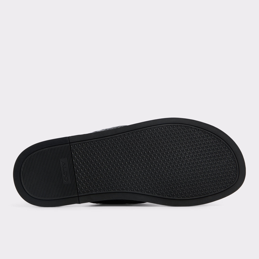 Aldo Olino Open Black Men's Slides - Slide sandal Men