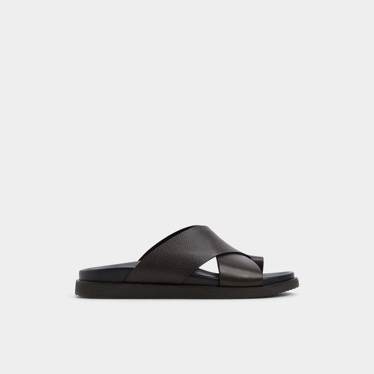Aldo Darley Dark Brown Men's Sandals & Slides - Strappy flat sandal Men