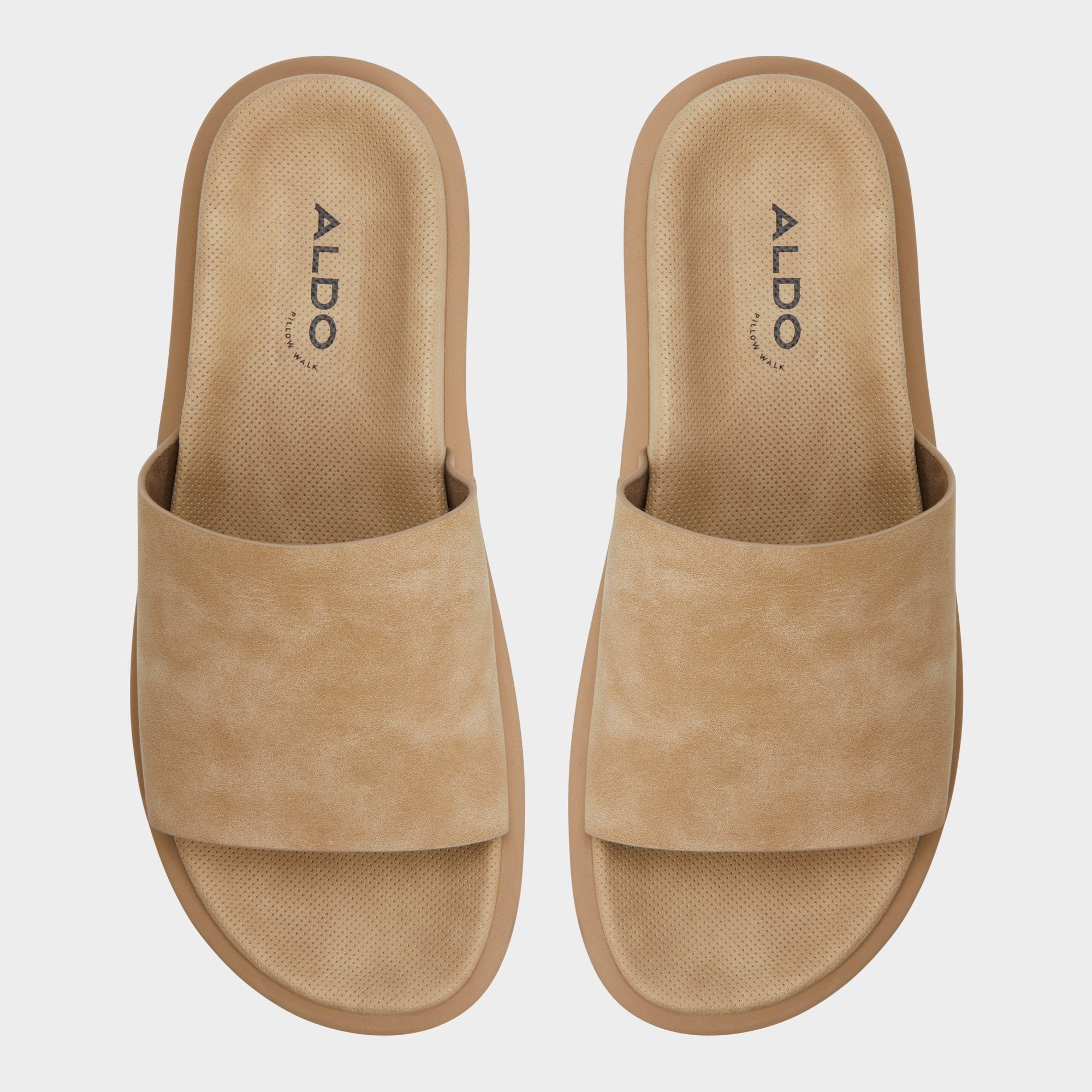 Aldo Galesa Light Beige Men's Slides - Slide sandal Men