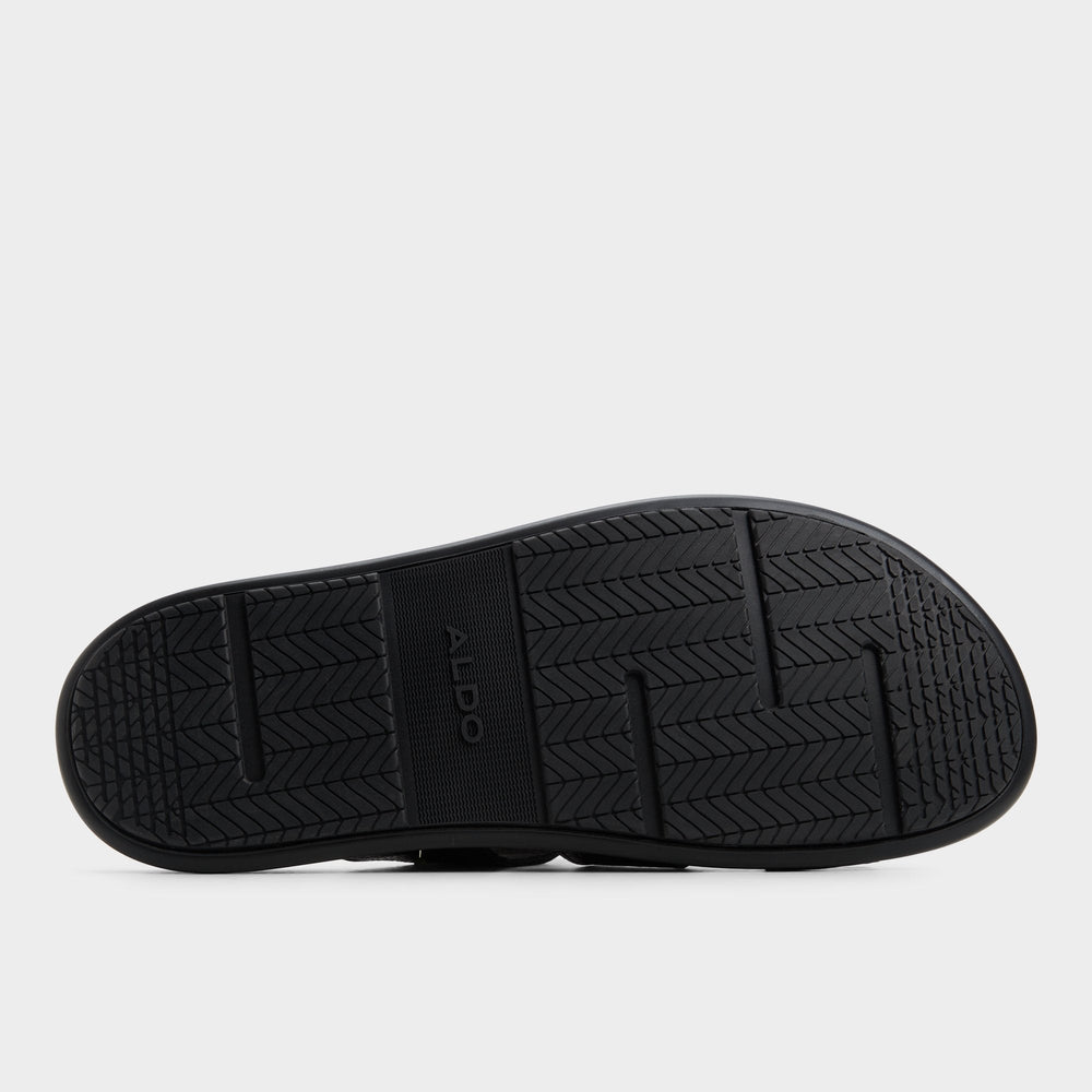 Aldo Windham Black Men's Sandals & Slides - Slide sandal Men