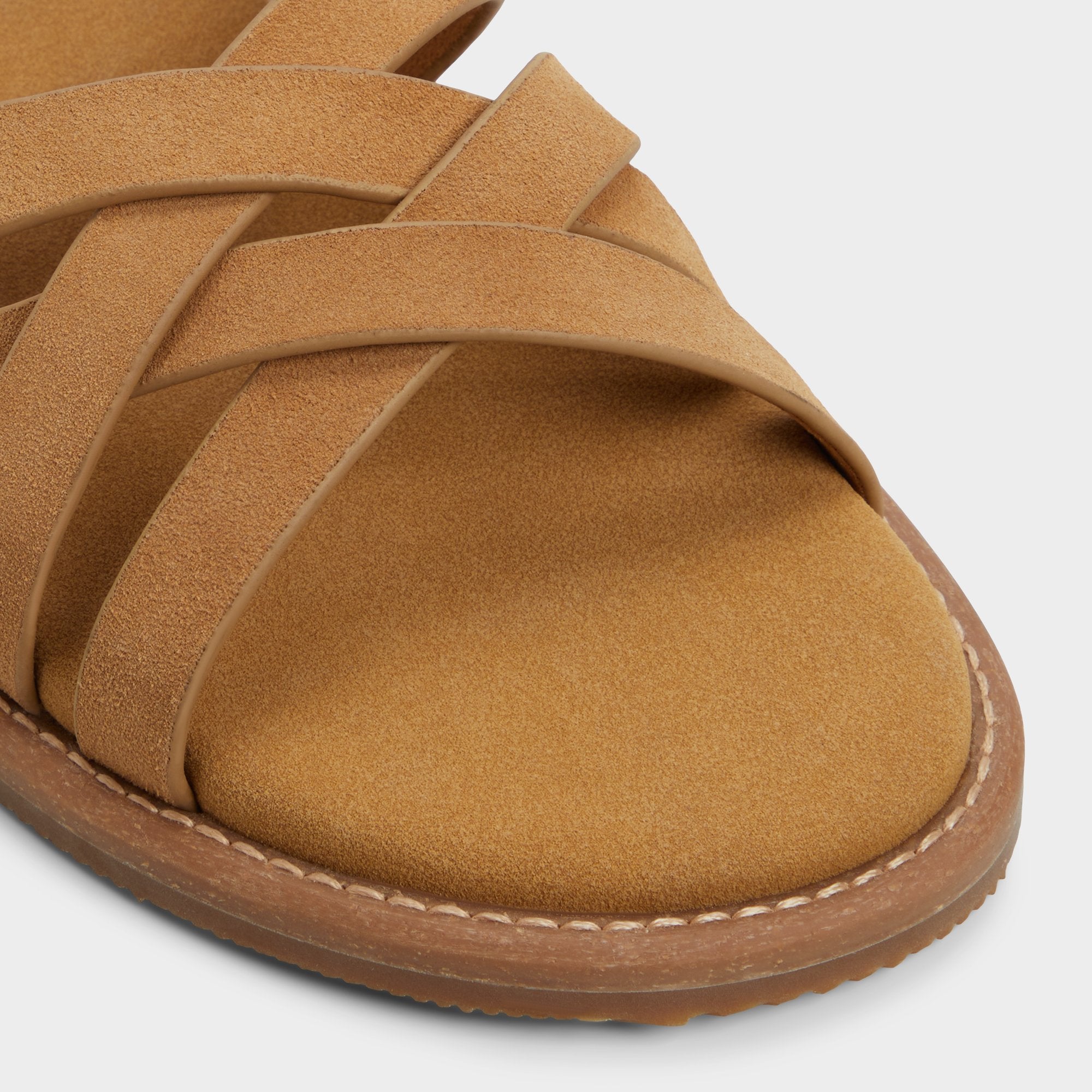 Aldo Haniff Camel Men's Sandals & Slides - Strappy flat sandal Men