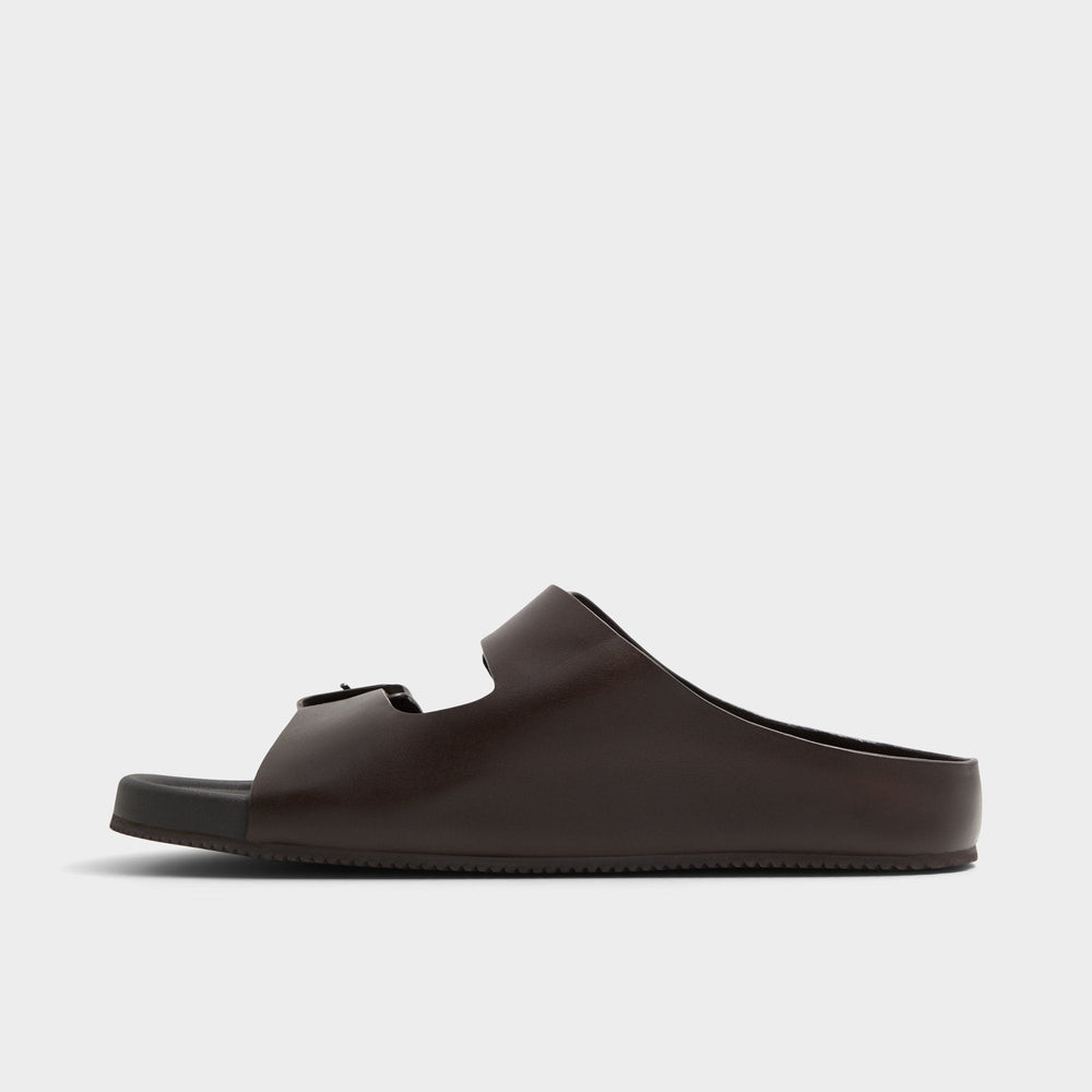 Aldo Kennebunk Dark Brown Men's Slides - Slide sandal Men