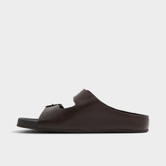 Aldo Kennebunk Dark Brown Men's Slides - Slide sandal Men