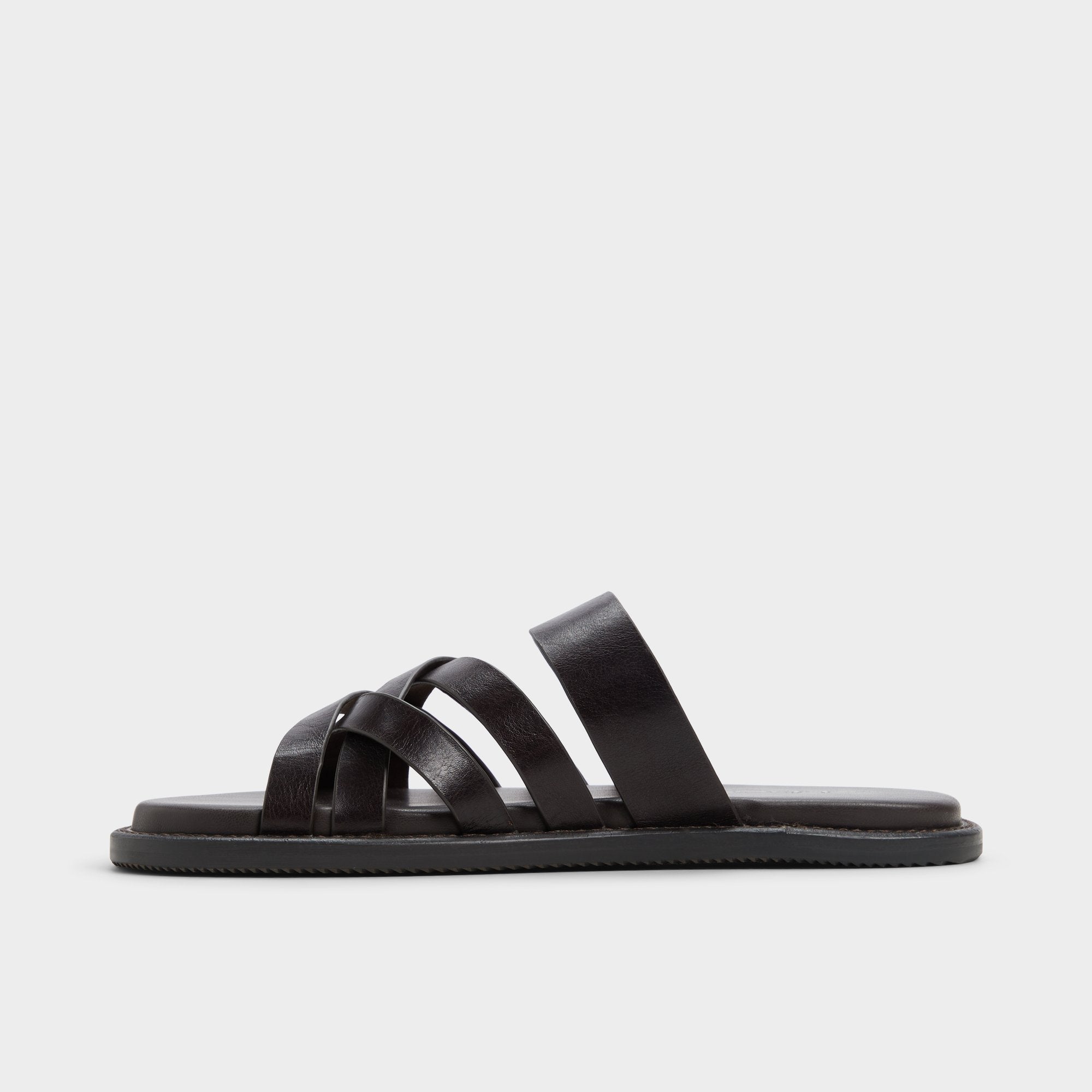 Aldo Haniff Brown Men's Sandals & Slides - Strappy flat sandal Men