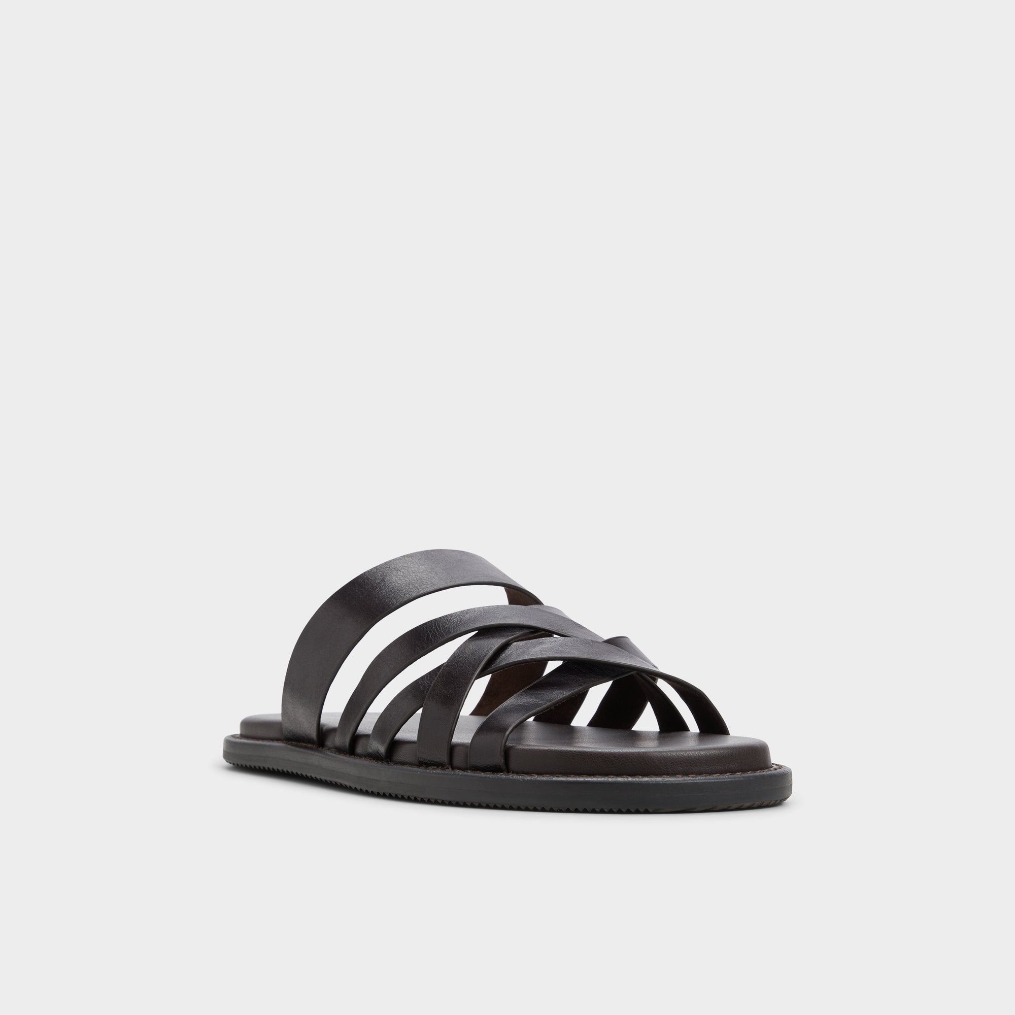 Aldo Haniff Brown Men's Sandals & Slides - Strappy flat sandal Men