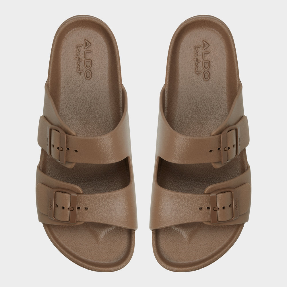 Aldo Hideo Light Brown Men's Slides - Slide sandal Men