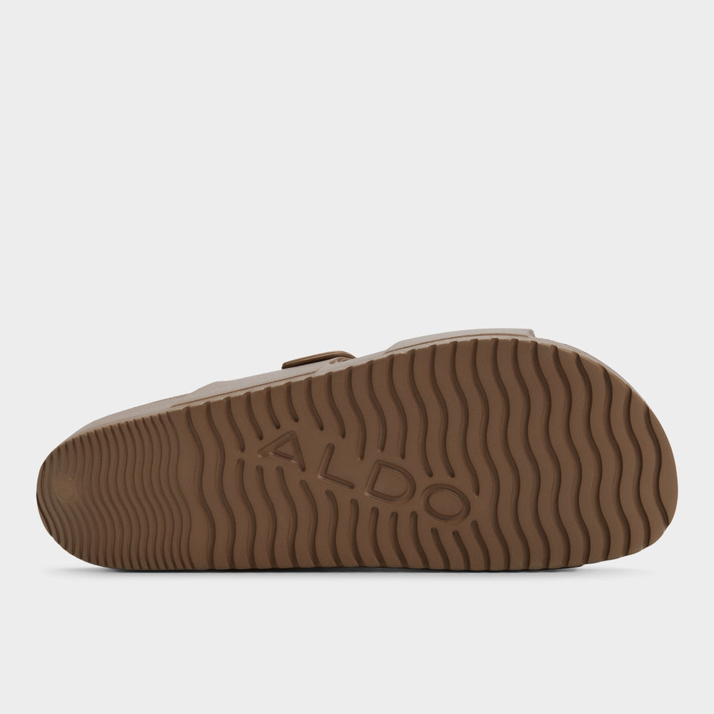 Aldo Hideo Light Brown Men's Slides - Slide sandal Men