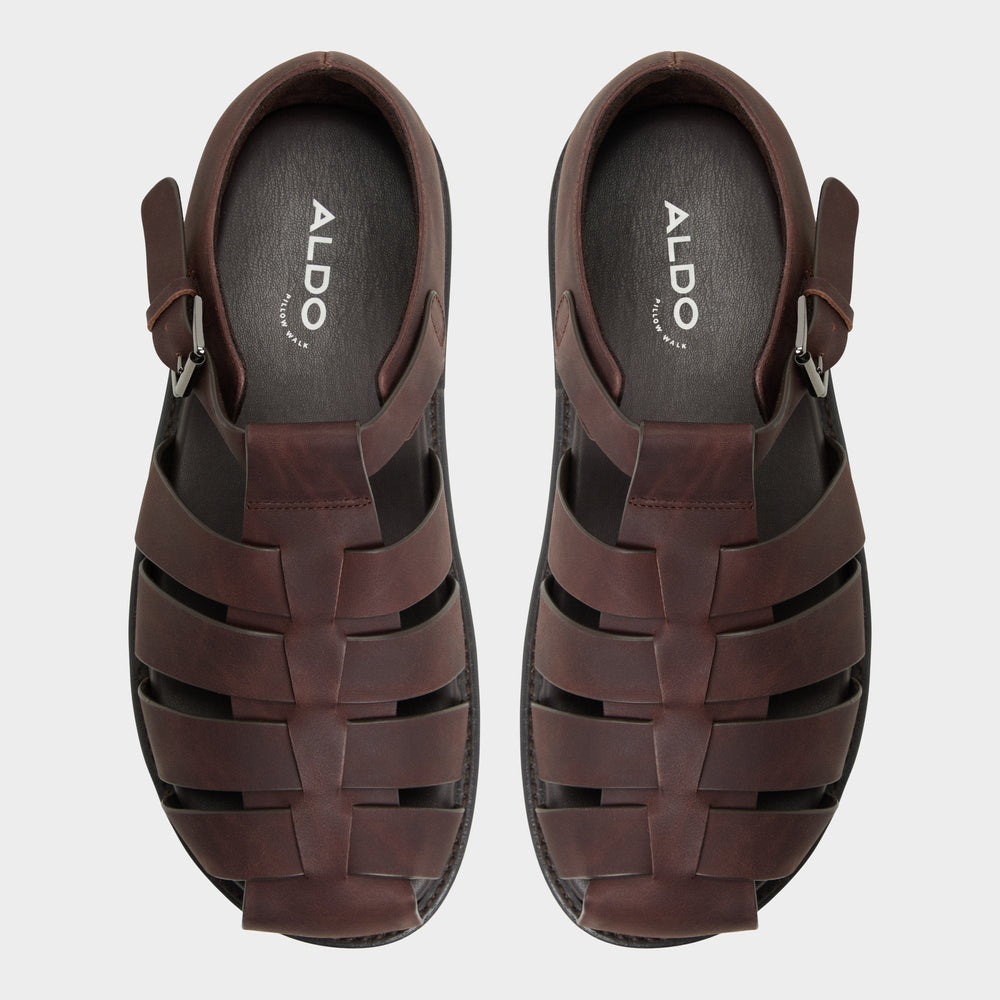 Aldo Wildhaven Brown Overflow Men's Sandals & Slides - Flat sandal Men