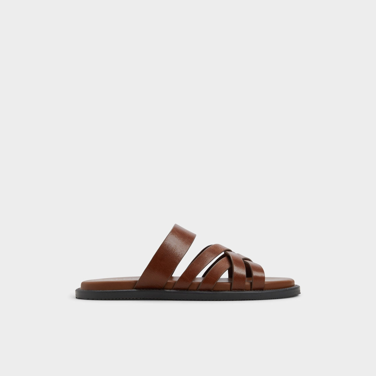 Aldo Haniff Cognac Men's Sandals & Slides - Strappy flat sandal Men
