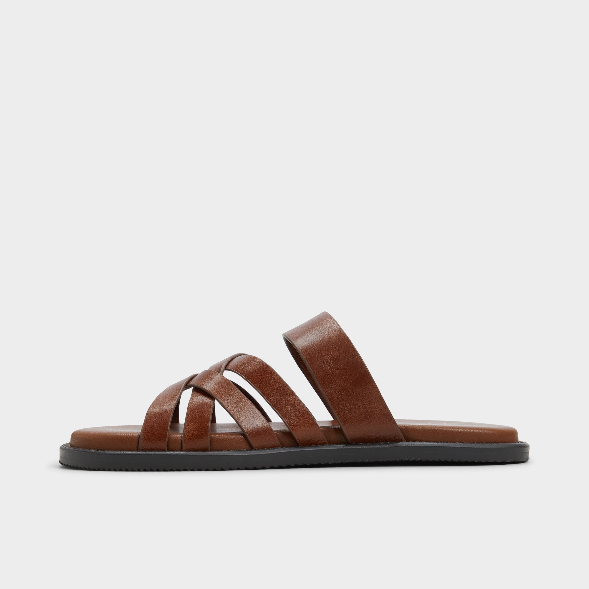Aldo Haniff Cognac Men's Sandals & Slides - Strappy flat sandal Men