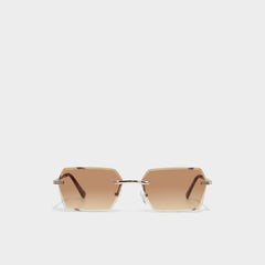 Aldo Kaaolle Gold Men's Rectangle - Rectangle sunglasses Men