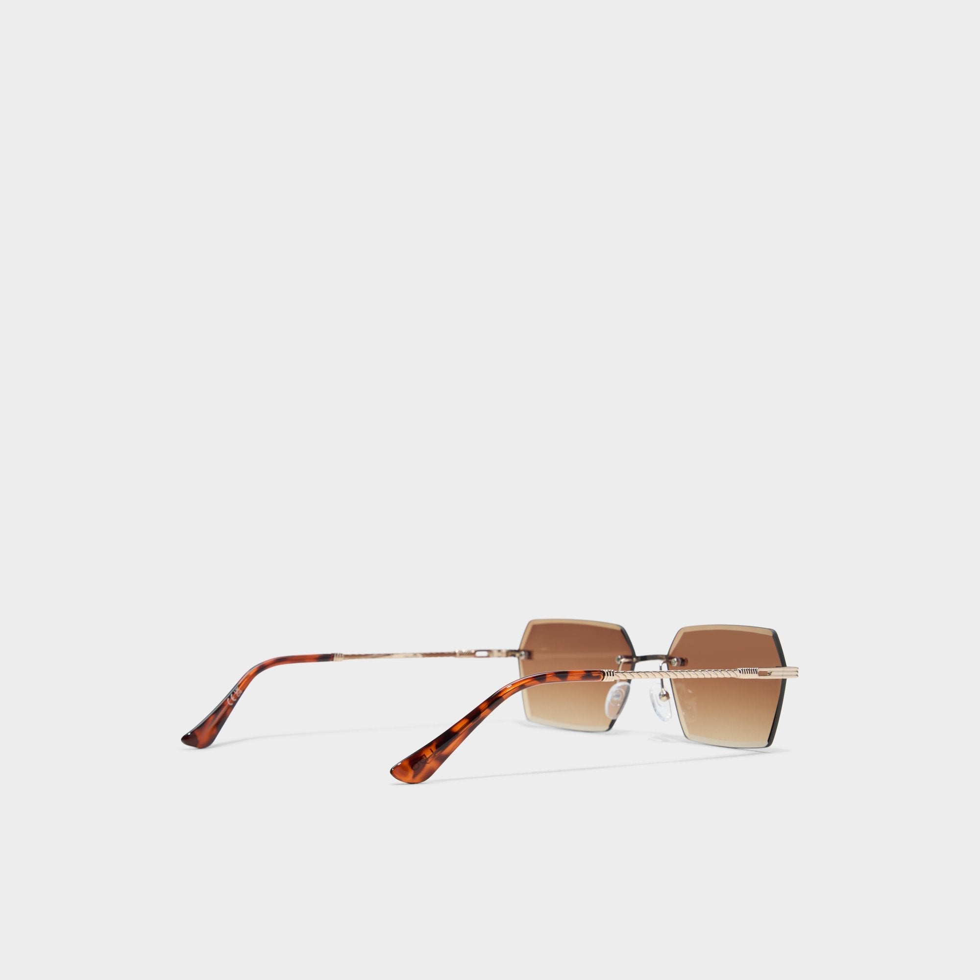 Aldo Kaaolle Gold Men's Rectangle - Rectangle sunglasses Men