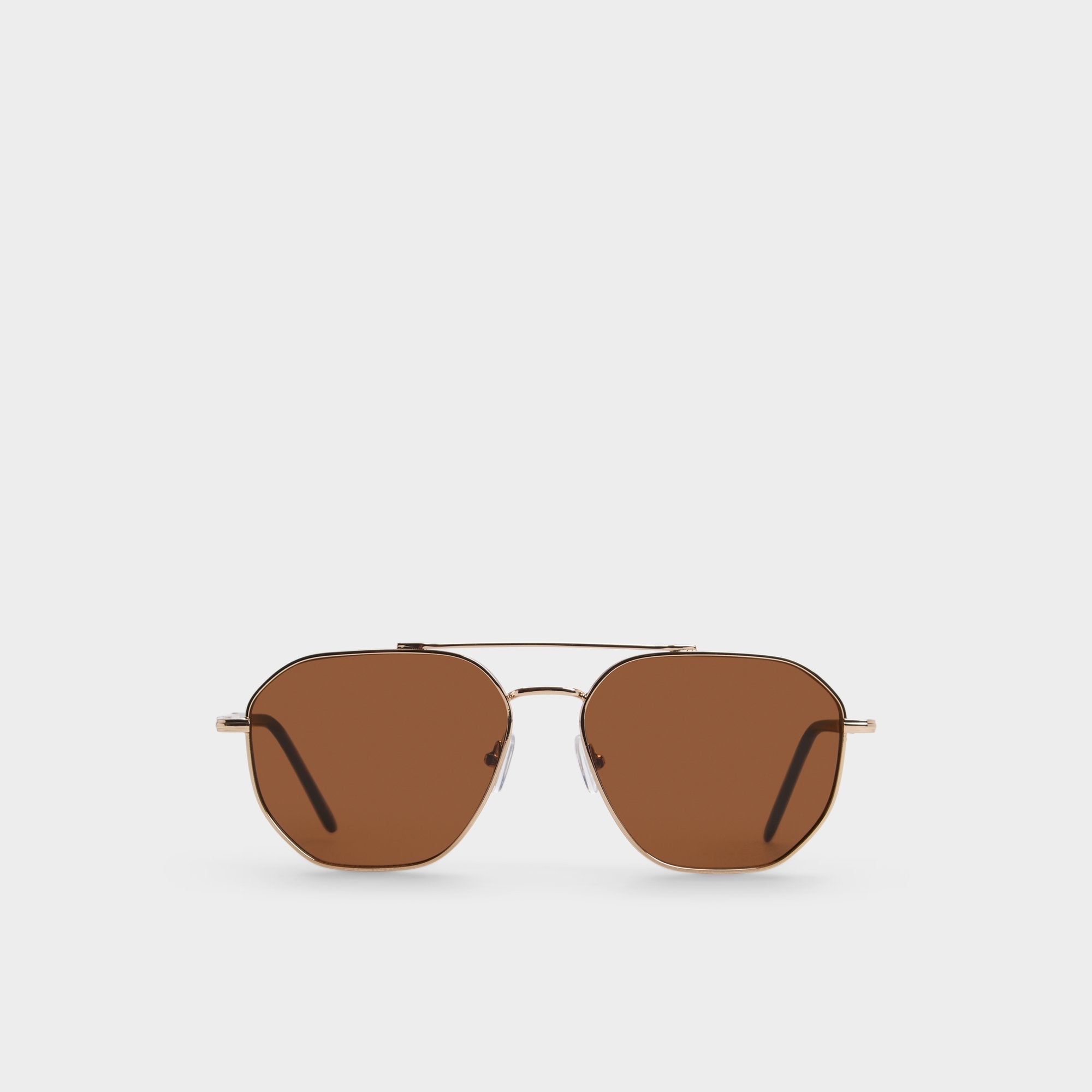 Aldo Biensfeldt in Gold - Aviator sunglasses Men