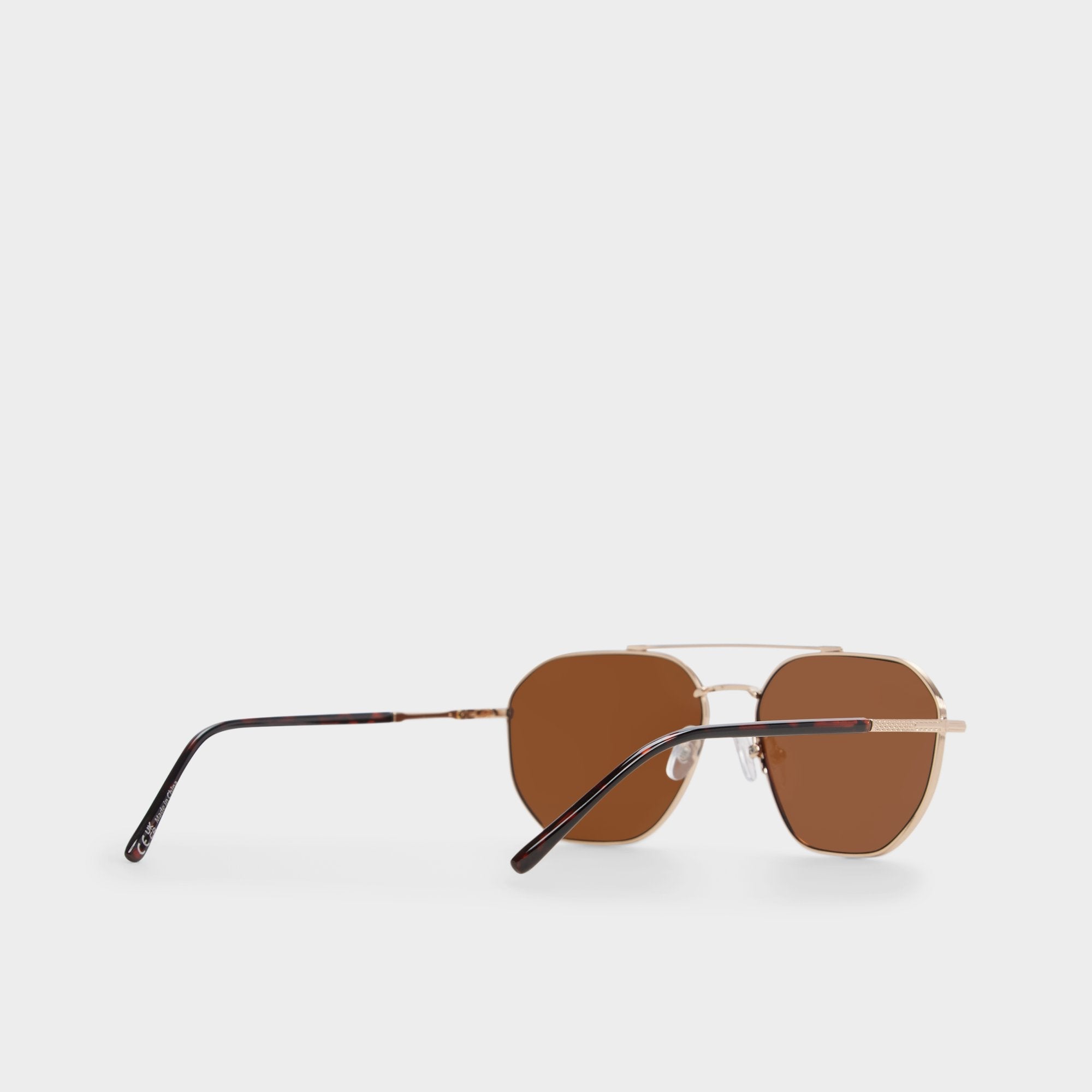 Aldo Biensfeldt in Gold - Aviator sunglasses Men
