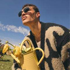 Aldo Frelinnorx Silver Men's Aviator - Sunglasses Men