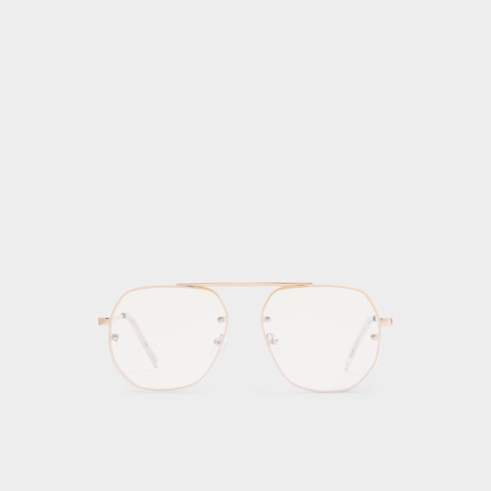 Aldo Diprion Gold Men's Aviator - Non-prescription reading glasses Men