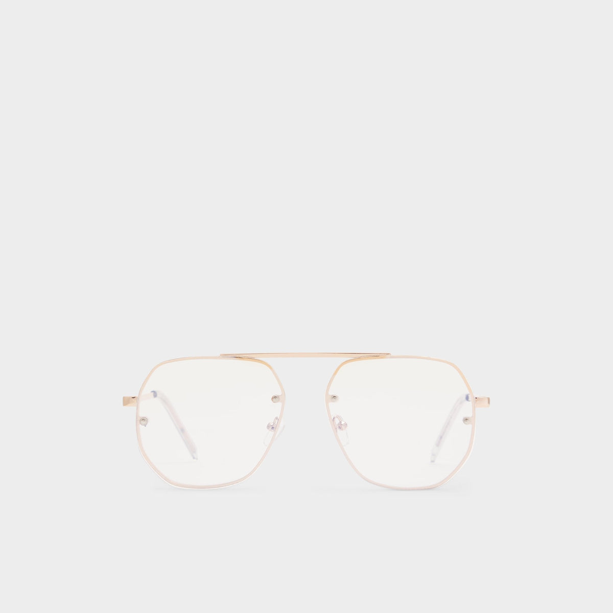Aldo Diprion Gold Men's Aviator - Non-prescription reading glasses Men