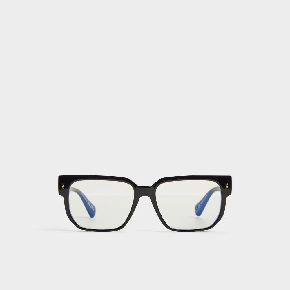 Aldo Nightfall Black Men's Rectangle - Non-prescription reading glasses Men