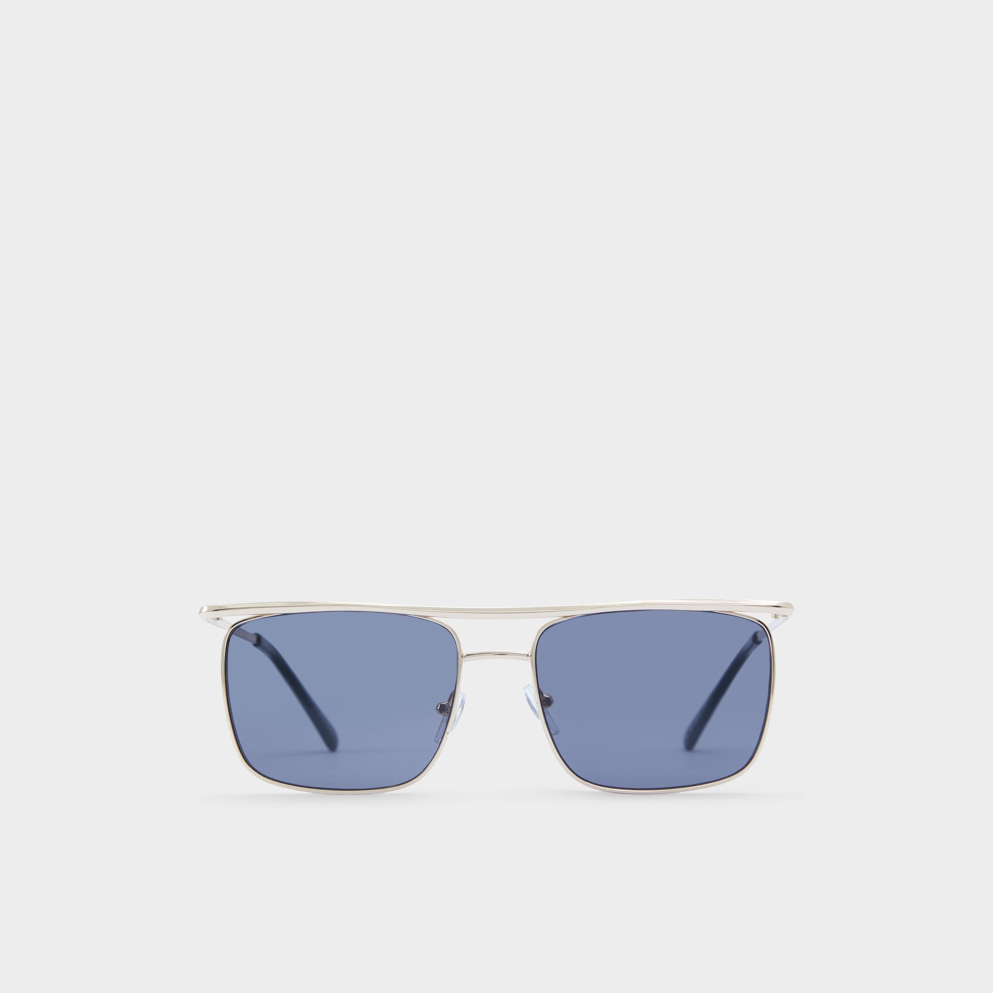 Aldo Seveathien Gold Men's Aviator - Rectangle sunglasses Men