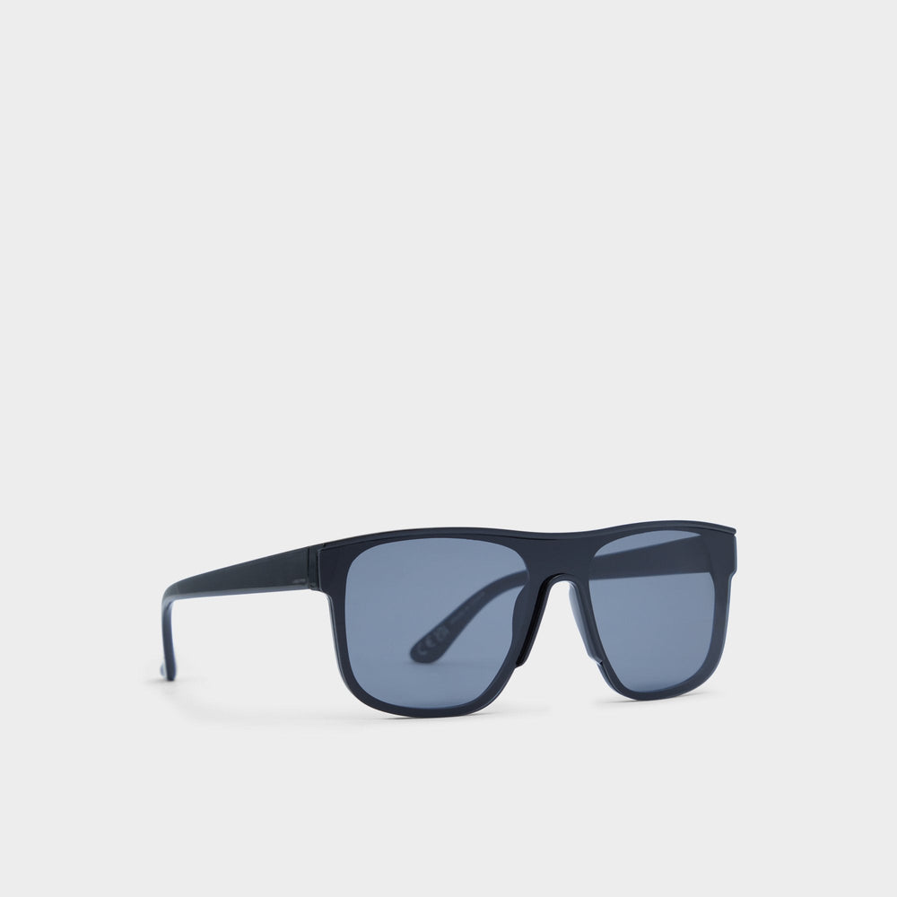 Aldo Tervetes Black Men's Shield - Rectangle sunglasses Men