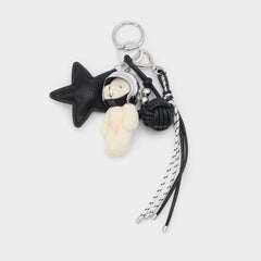 Aldo Astrobear in Black Silver Multi - Bag charm Bags|Accessories