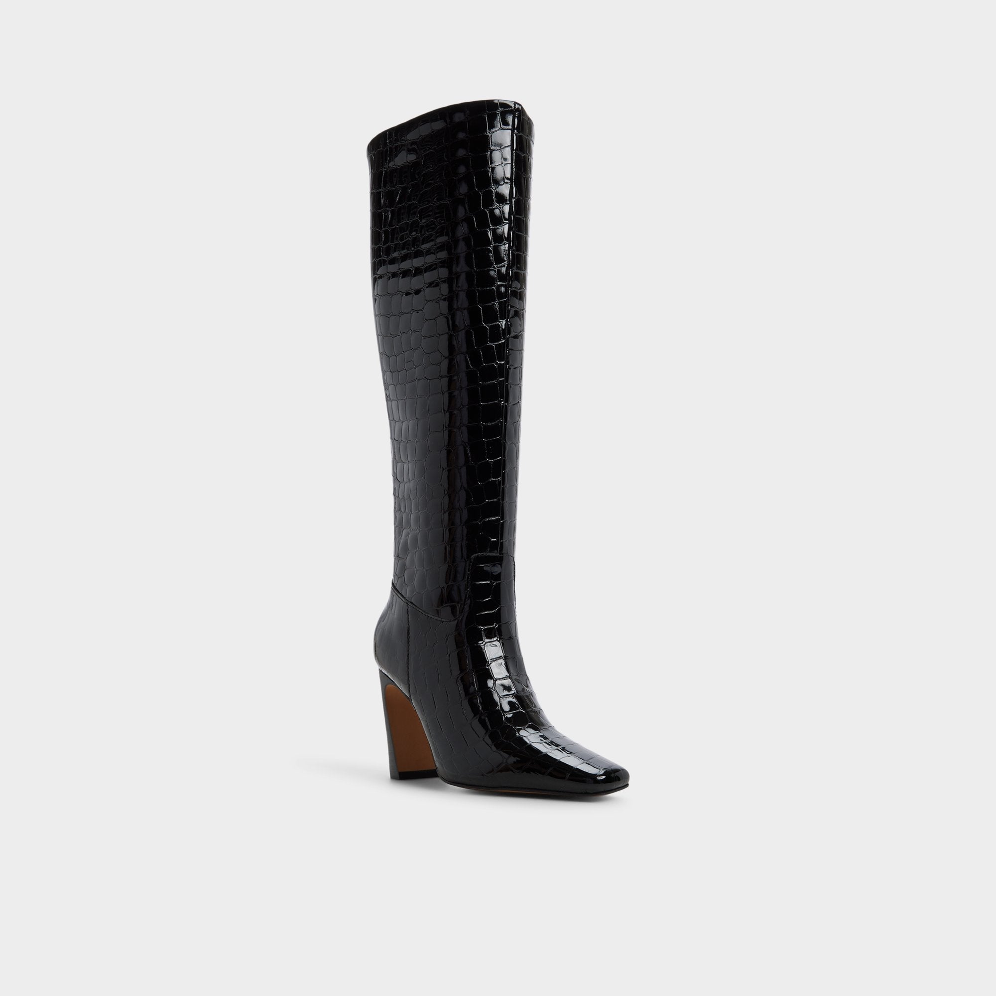 Aldo Vivienna in Black - Knee-high boot, Block heel Bags