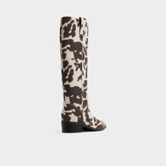 Aldo Kaydia in Open Brown 14179225 - Western knee-high boot, Block heel Bags