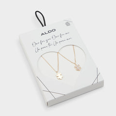 Aldo Besties Gold/Clear Multi Women's Necklaces - Gift set Accessories