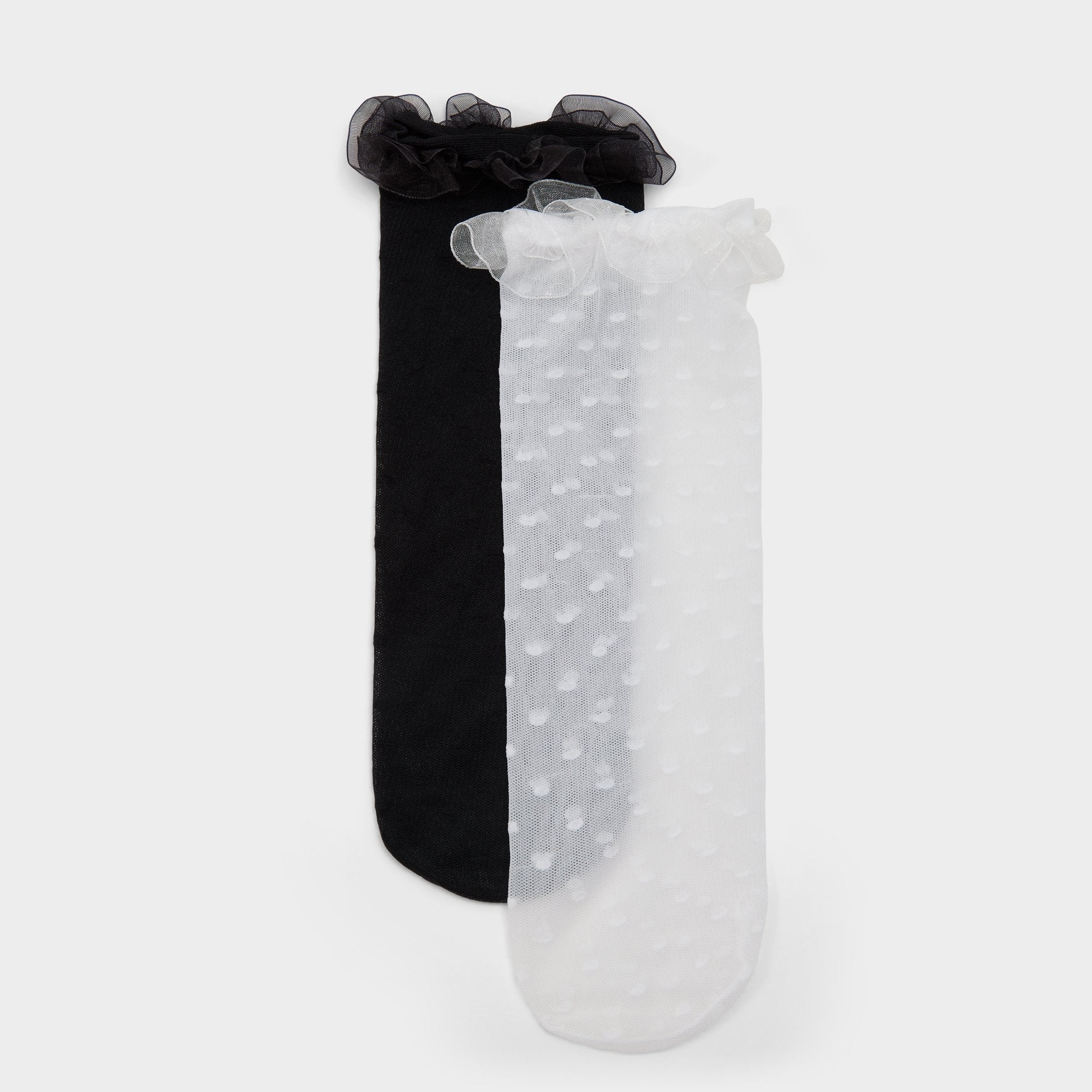 Aldo Polkafrill in Black White - Socks Accessories
