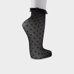 Aldo Polkafrill in Black White - Socks Accessories