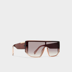 Aldo Thiedan Brown Women's Shield - Shield sunglasses Accessories