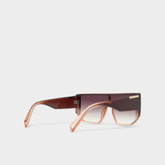 Aldo Thiedan Brown Women's Shield - Shield sunglasses Accessories