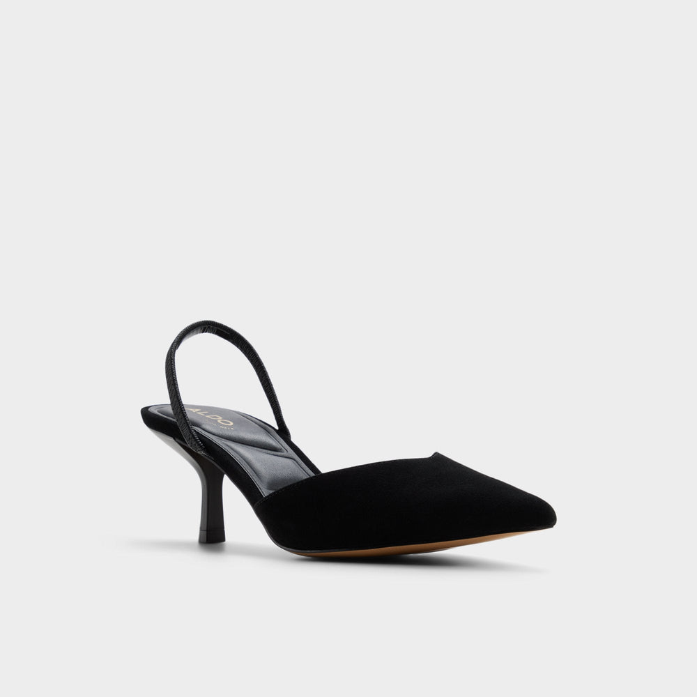 Aldo Re in Jessica Black - Sling back high heel, Stiletto heel New