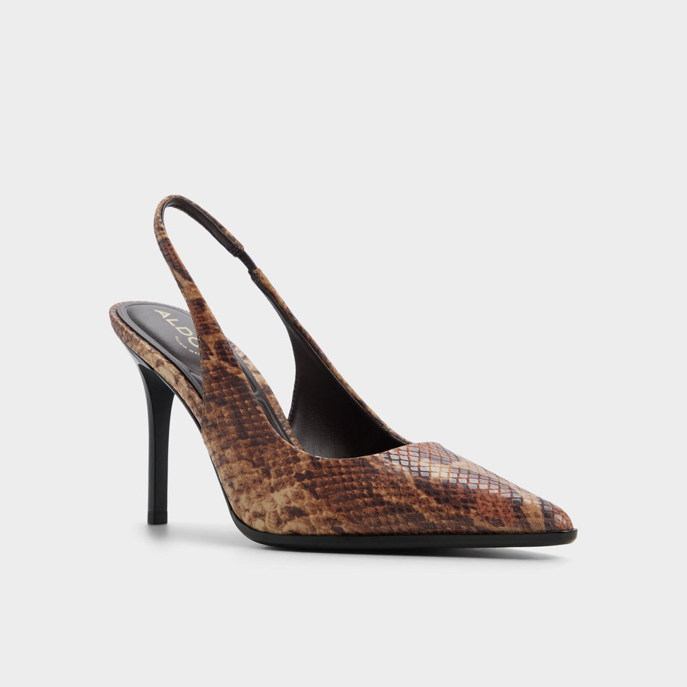 Aldo Re in Samantha Brown Multi - Sling back high heel, Stiletto heel New