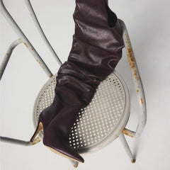 Aldo Holiis in Bordo - Knee-high boot, Stiletto heel Women|New