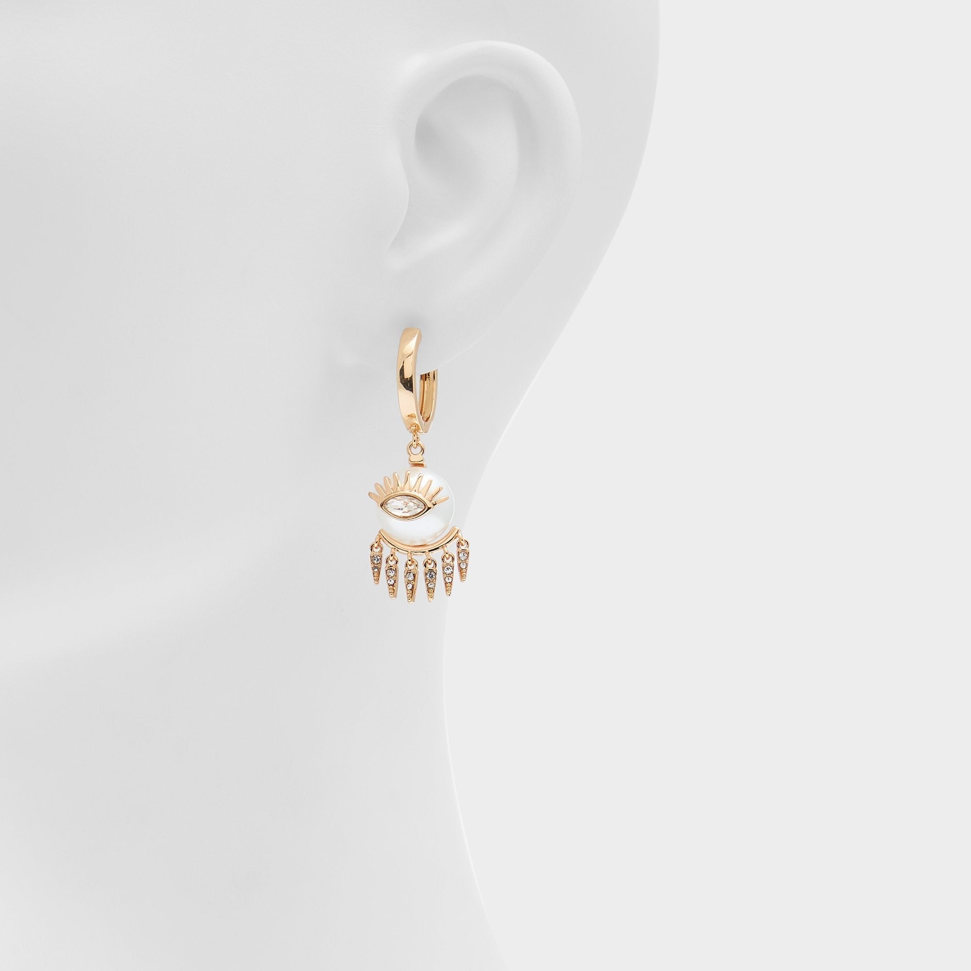 Aldo Kythe Gold/Clear Multi Women's Earrings - Earrings Women|Accessories