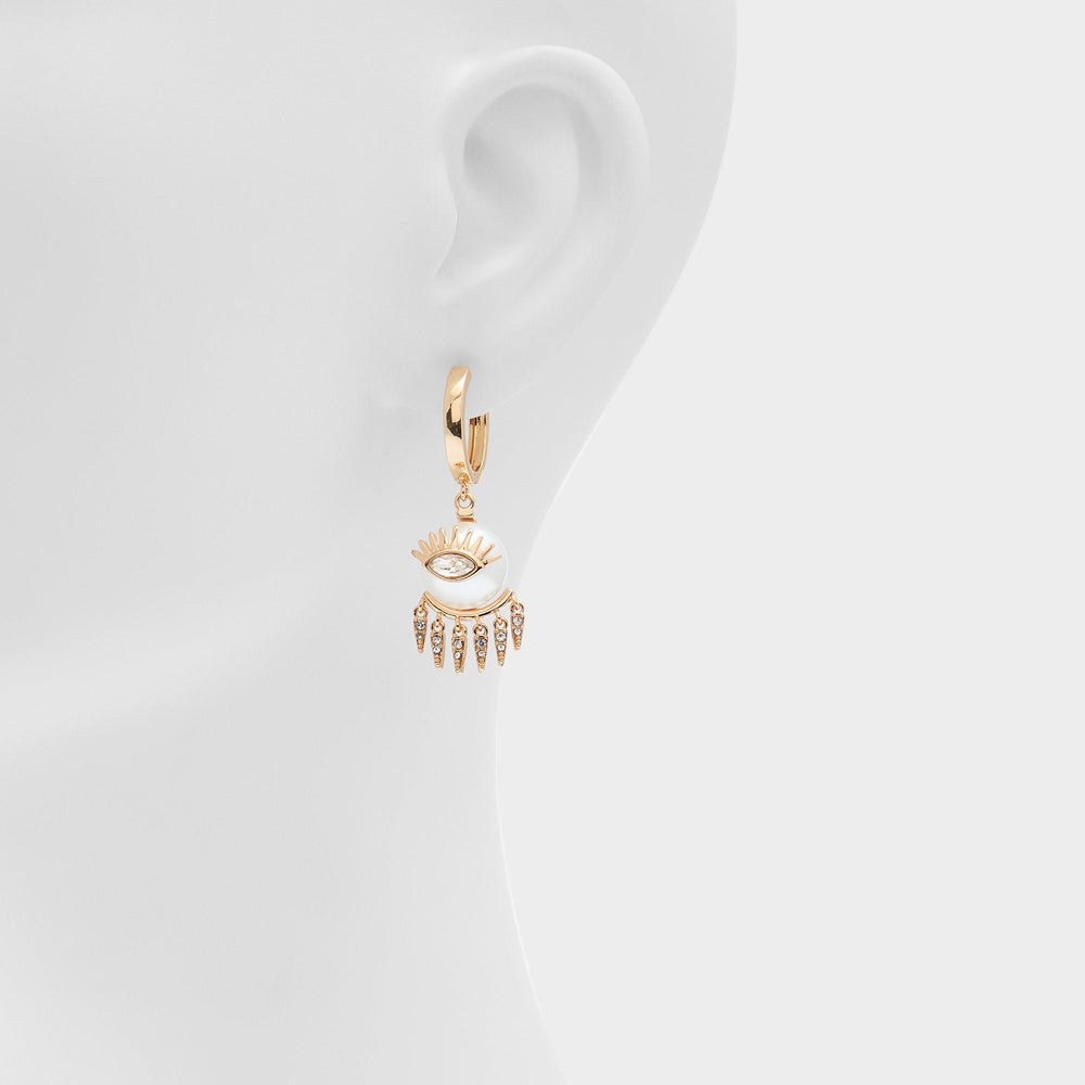 Aldo Kythe Gold/Clear Multi Women's Earrings - Earrings Women|Accessories