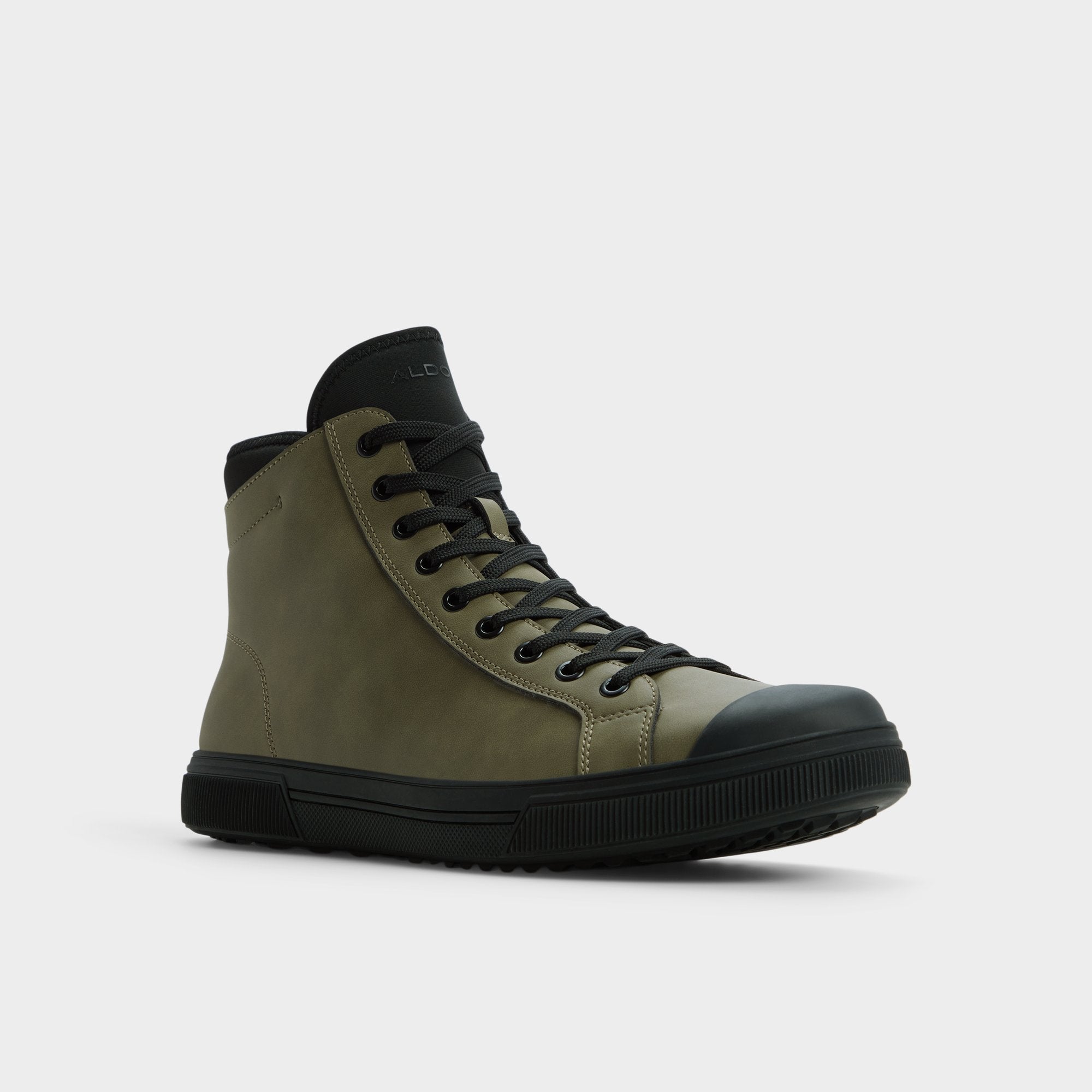 Aldo Esttanqueiro in Olive - Lace-up boot, Cup sole Men