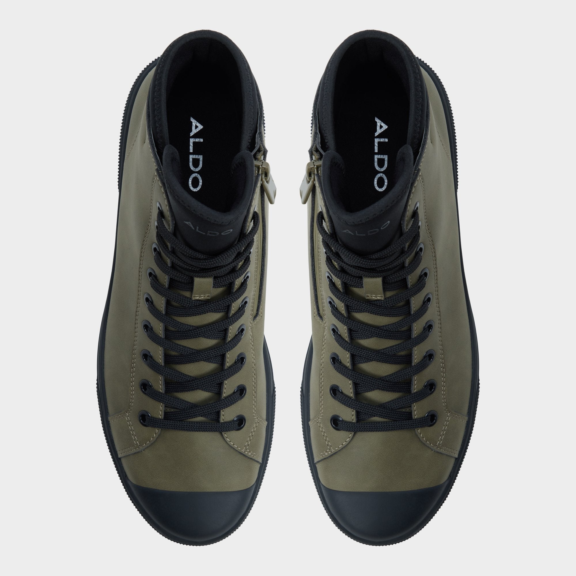Aldo Esttanqueiro in Olive - Lace-up boot, Cup sole Men