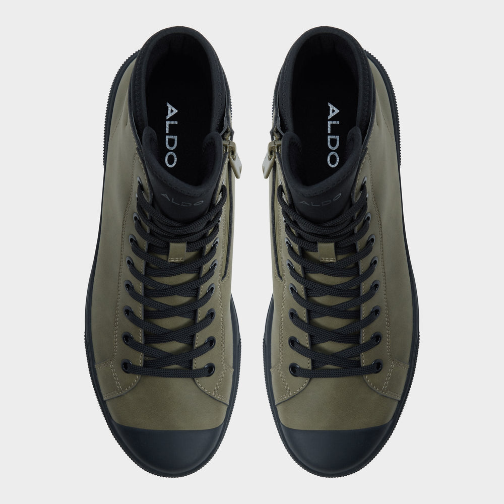 Aldo Esttanqueiro in Olive - Lace-up boot, Cup sole Men
